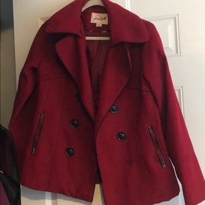Red Peacoat